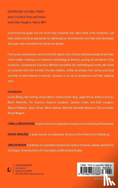  - Contemporary Ecocritical Methods