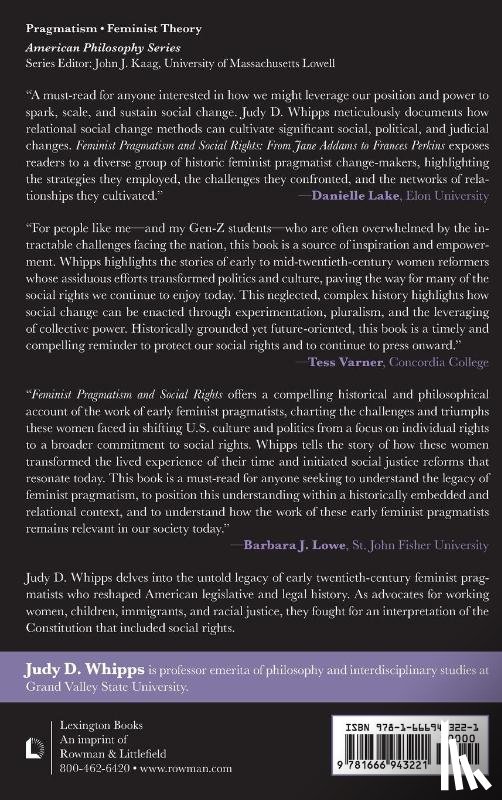 Whipps, Judy D. - Feminist Pragmatism and Social Rights