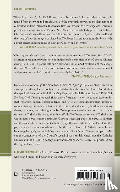 Vecsey, Christopher - Catholicism in the Eyes of The New York Times
