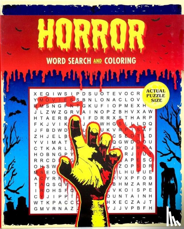 Editors of Thunder Bay Press - Horror Word Search and Coloring