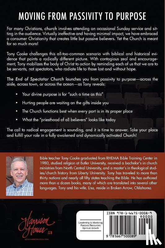 Cooke, Tony - The End of Spectator Church