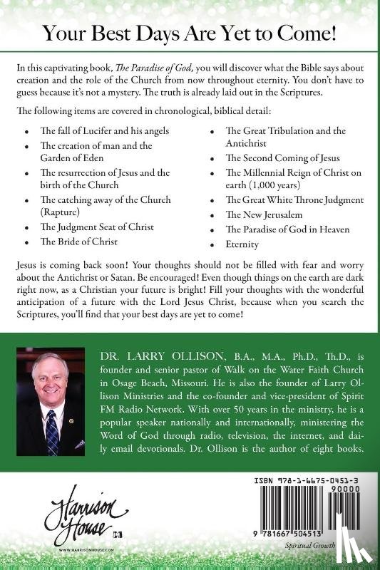 Ollison, Larry - The Paradise of God