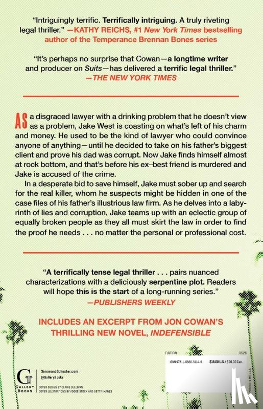 Cowan, Jon - Proof: A Thriller