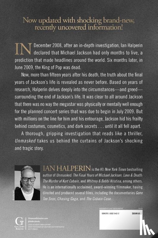 Halperin, Ian - Unmasked: The Final Years of Michael Jackson