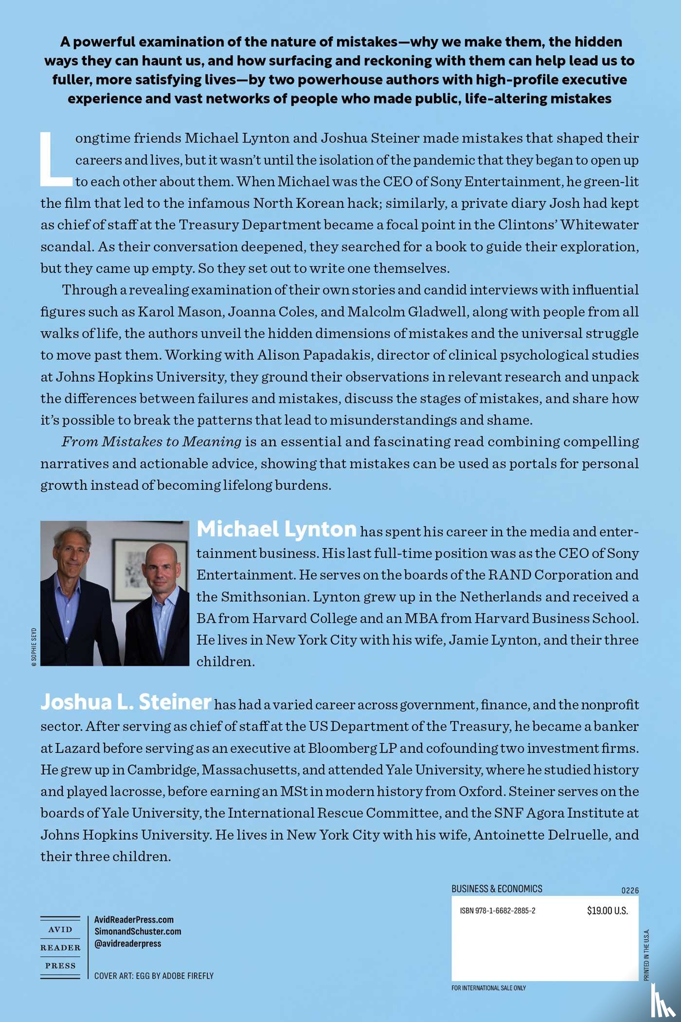 Lynton, Michael, Steiner, Joshua L. - From Mistakes to Meaning