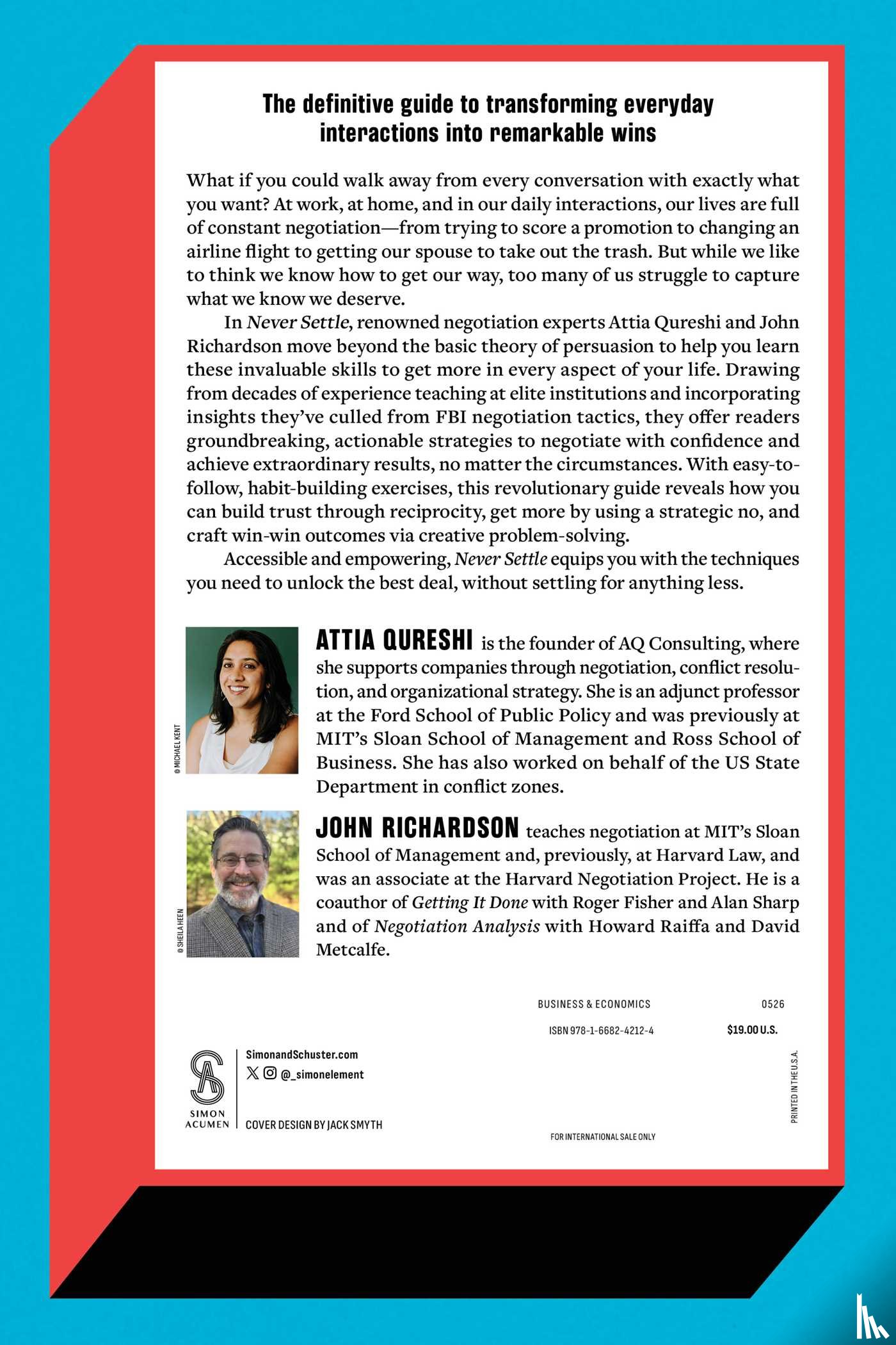 Qureshi, Attia, Richardson, John - Never Settle