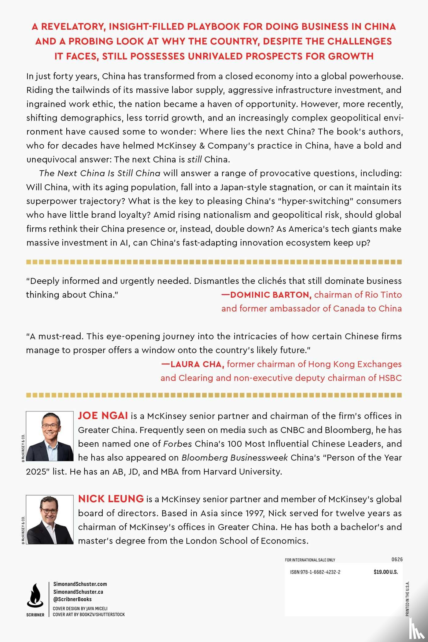 Ngai, Joe, Leung, Nick - The Next China Is Still China