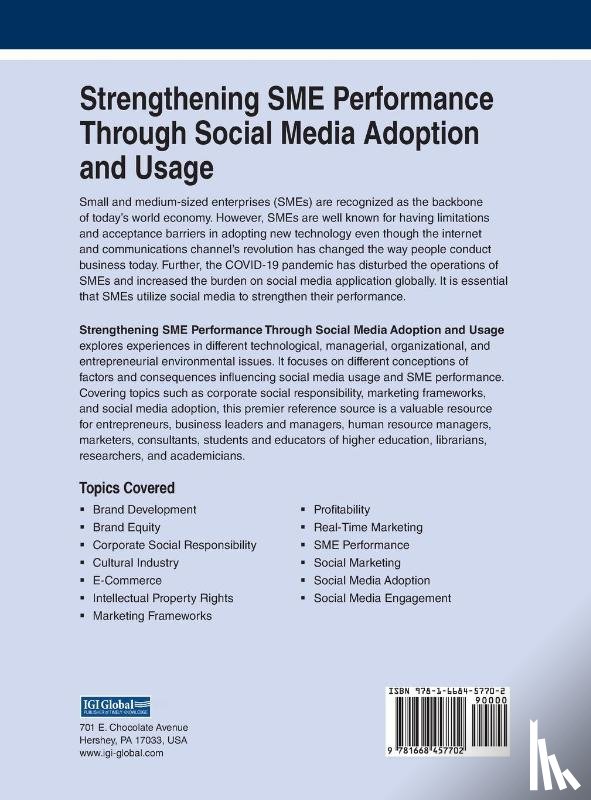  - Strengthening SME Performance Through Social Media Adoption and Usage