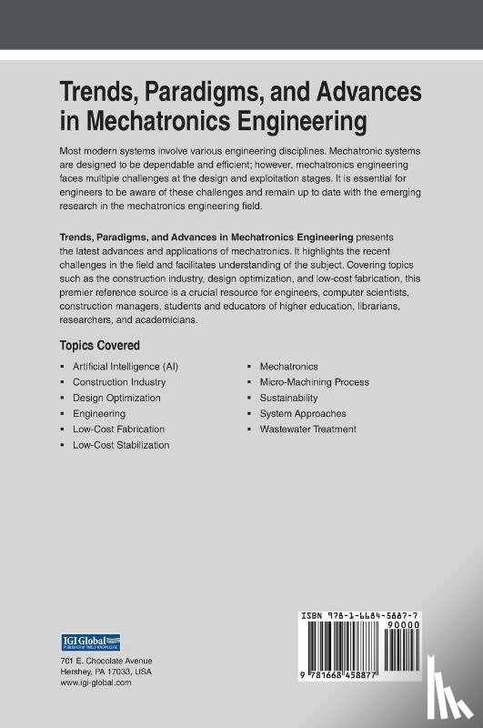  - Trends, Paradigms, and Advances in Mechatronics Engineering