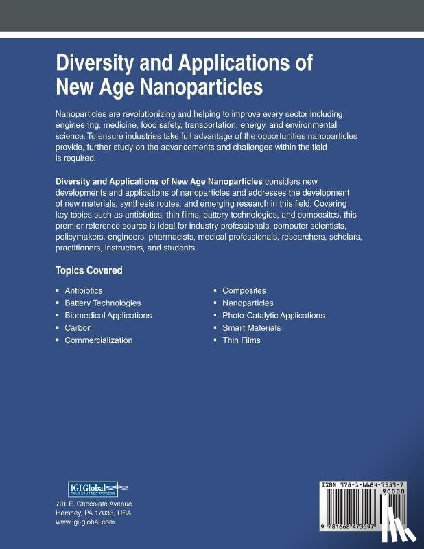  - Diversity and Applications of New Age Nanoparticles