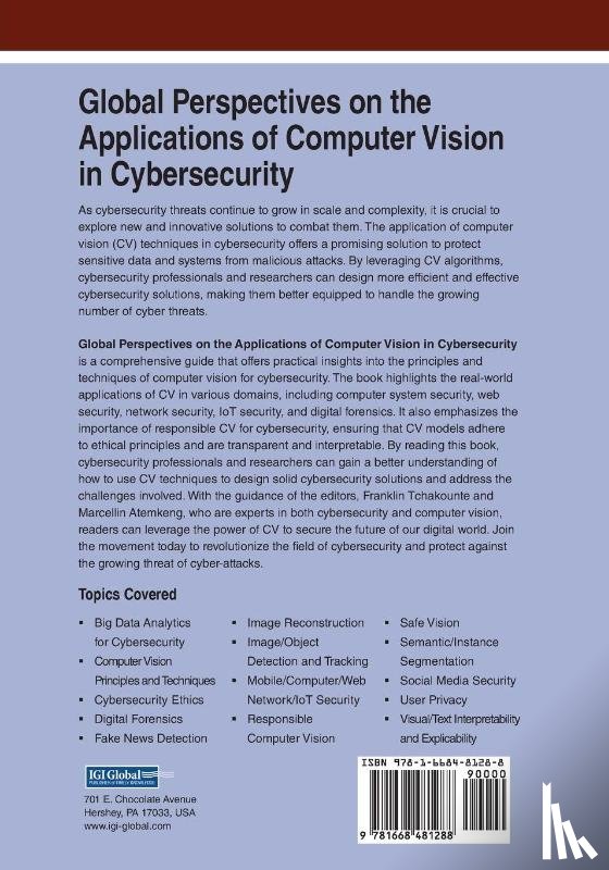  - Global Perspectives on the Applications of Computer Vision in Cybersecurity