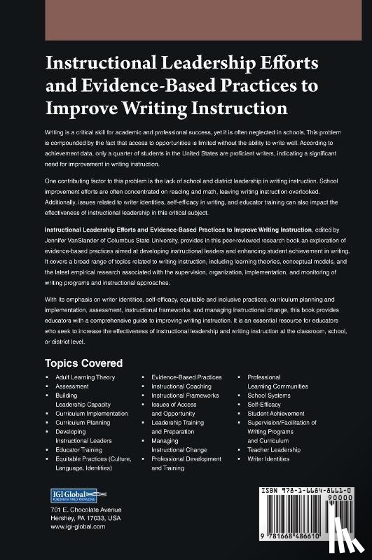  - Instructional Leadership Efforts and Evidence-Based Practices to Improve Writing Instruction