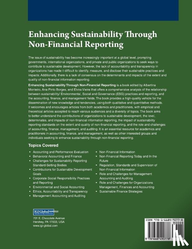  - Enhancing Sustainability Through Non-Financial Reporting