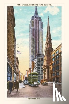 Found Image Press - Vintage Journal Fifth Avenue, Empire State Building, New York City