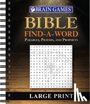 Publications International Ltd - Brain Games - Bible Find a Word: Parables, Prayers, and Prophets - Large Print