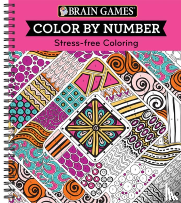 Publications International, Ltd - COLOR BY NUMBER STRESS-FREE CO