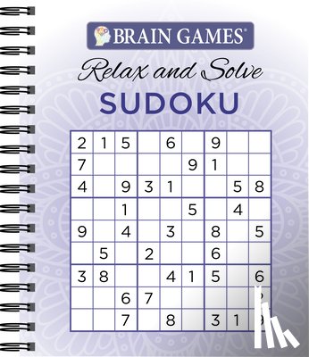 Publications International Ltd - Brain Games - Relax and Solve: Sudoku (Purple)