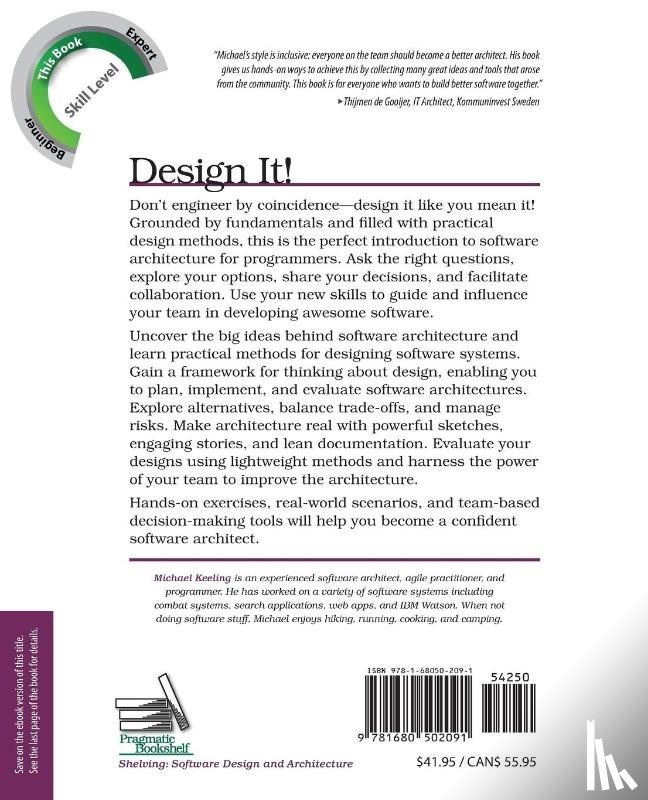 Keeling, Micahel - Design It! : Pragmatic Programmers