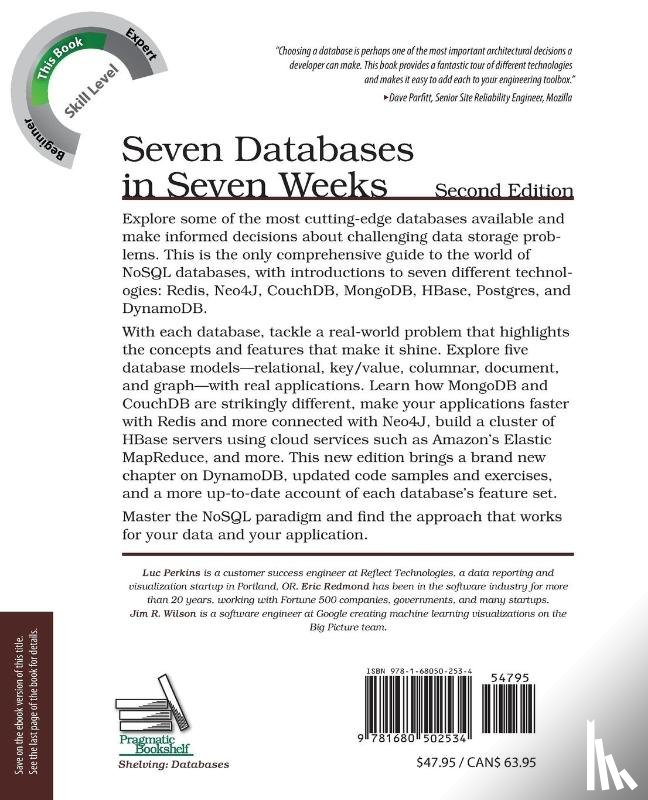 Perkins, Luc, Redmond, Eric, Wilson, Jim - Seven Databases in Seven Weeks 2e