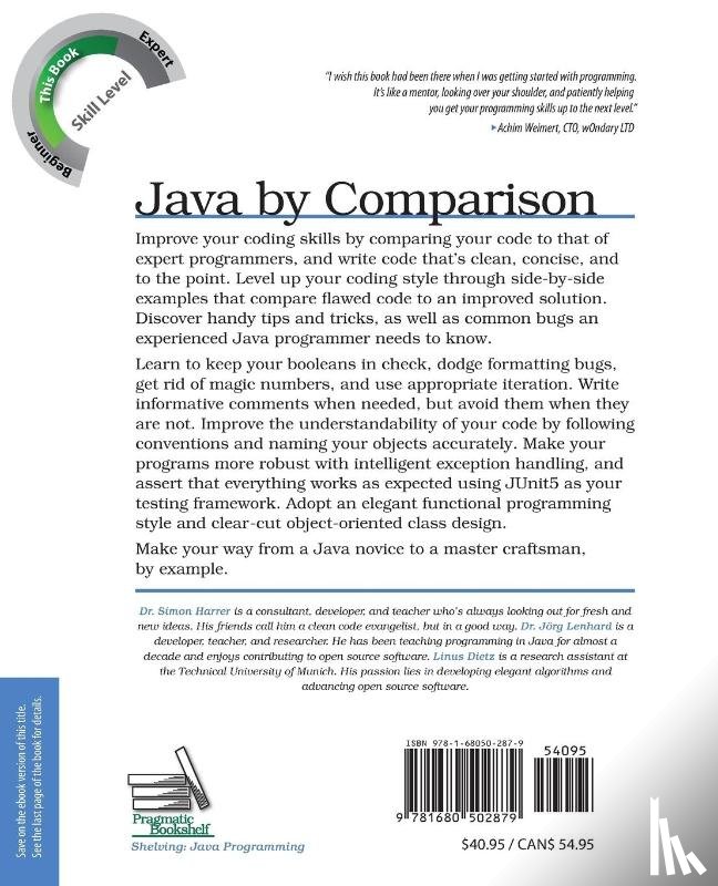 Harrer, Simon, Lenhard, Jorg, Dietz, Linus - Java by Comparison