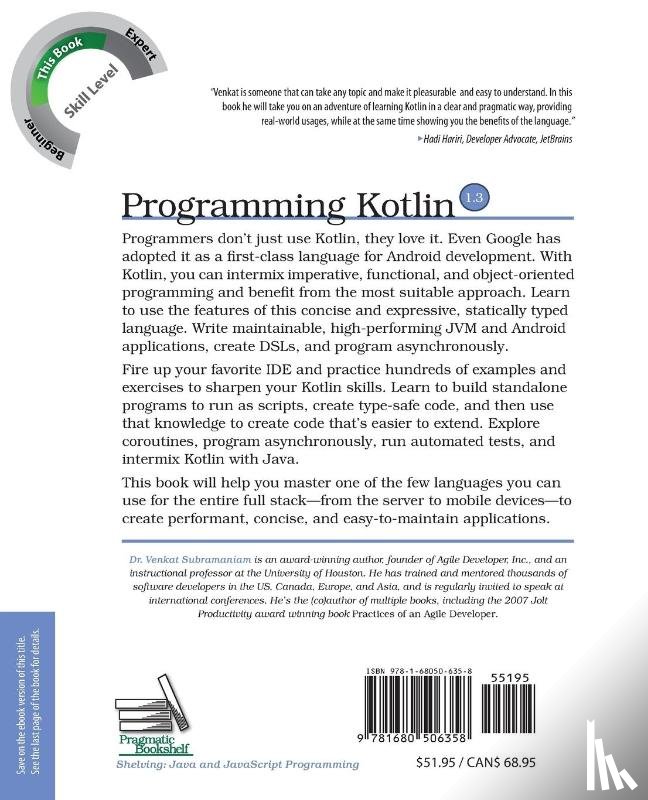 Subramaniam, Venkat - Programming Kotlin