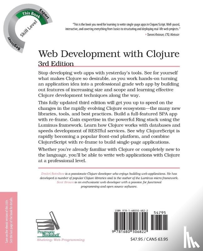 Sotnikov, Dmitri, Brown, Scot - Web Development with Clojure