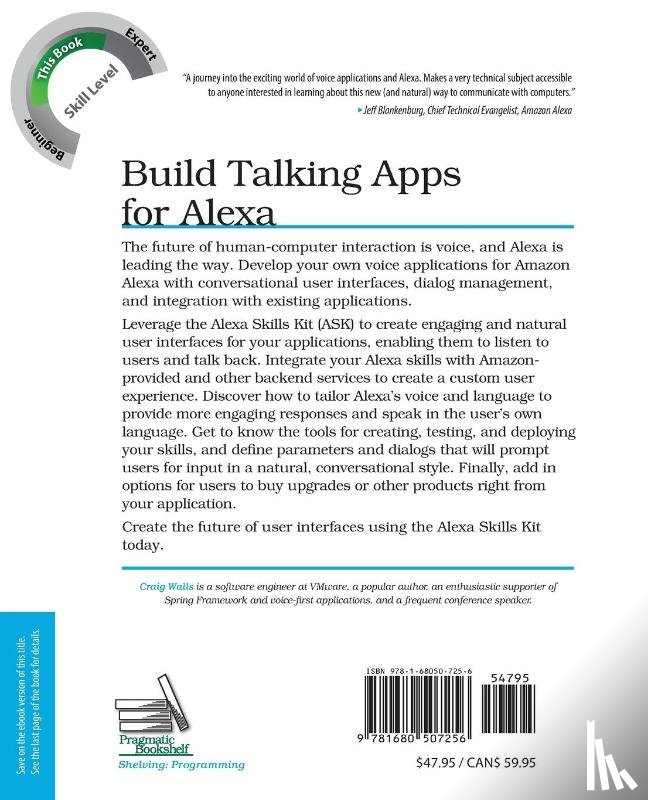 Walls, Craig - Build Talking Apps for Alexa