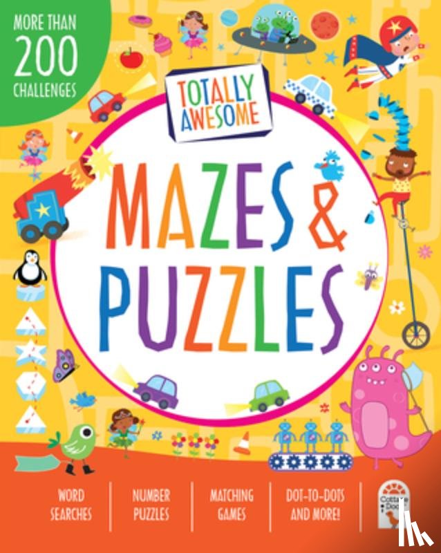 Potter, William C., Wilson, Becky, Parragon Books - TOTALLY AWESOME MAZES & PUZZLE