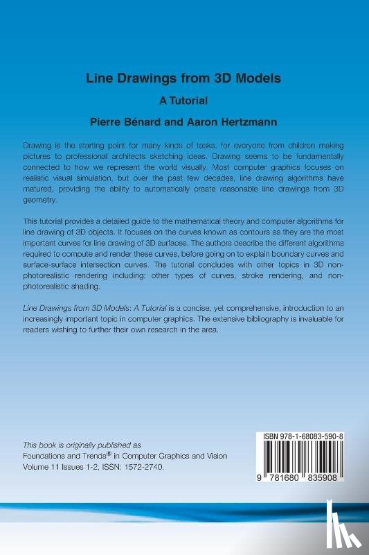 Benard, Pierre, Hertzmann, Aaron - Line Drawings from 3D Models