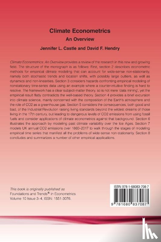 Castle, Jennifer L., Hendry, David F. - Climate Econometrics