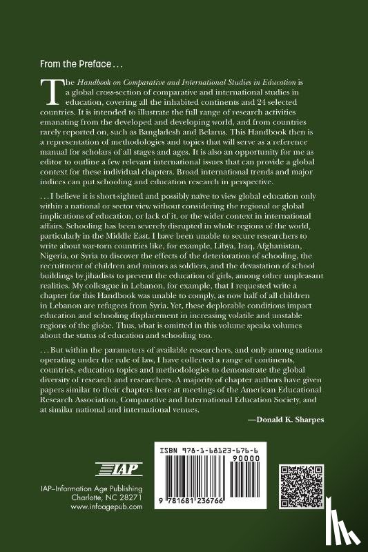  - Handbook on Comparative and International Studies in Education