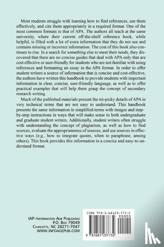 Miller, Paul Chamness, Ruegg, Racheal, Araki, Naoko, Agnello, Mary Frances - The Concise APA Handbook