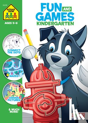 Zone, School - School Zone Fun and Games Kindergarten Activity Workbook