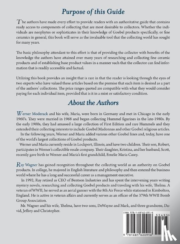 Moderhack, Werner, Wagner, Ray - The Goebel Collector's Guide