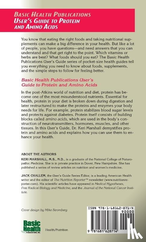 Marshall, Keri - User's Guide to Protein and Amino Acids
