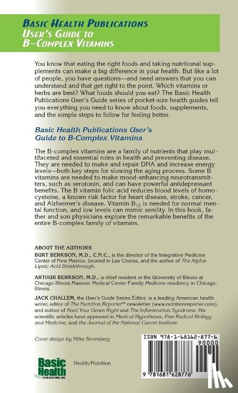 Berkson, Burt, Berkson, Arthur J. - User's Guide to the B-Complex Vitamins