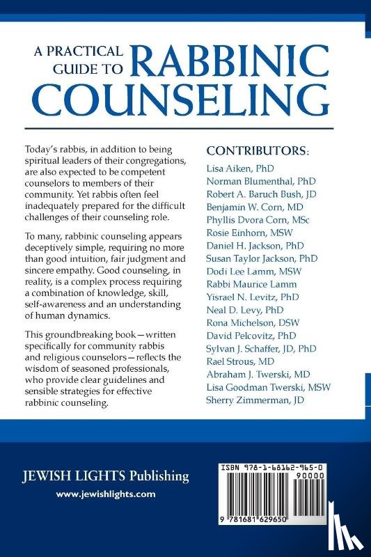  - A Practical Guide to Rabbinic Counseling