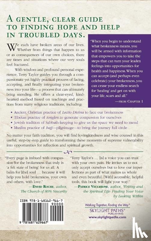 Taylor, Terry - A Spirituality for Brokenness