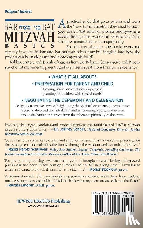  - Bar/Bat Mitzvah Basics 2/E