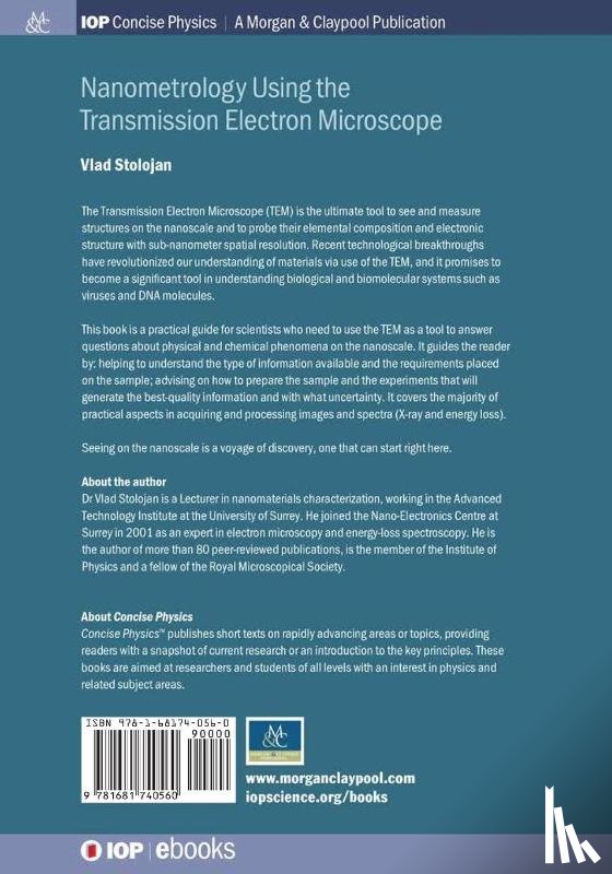 Vlad Stolojan - Nanometrology Using Transmission Electron Microscopy
