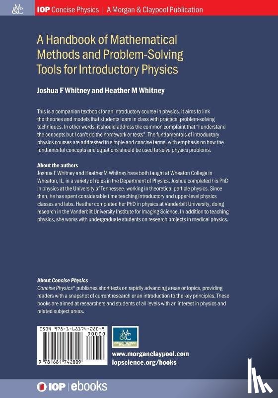 Whitney, Joshua F., Whitney, Heather M. - A Handbook of Mathematical Methods and Problem-Solving Tools for Introductory Physics