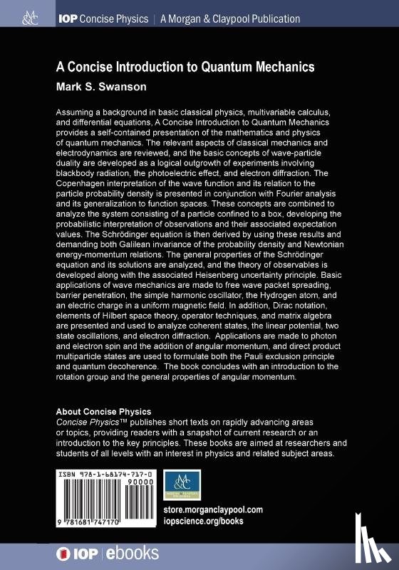 Mark S. Swanson - A Concise Introduction to Quantum Mechanics