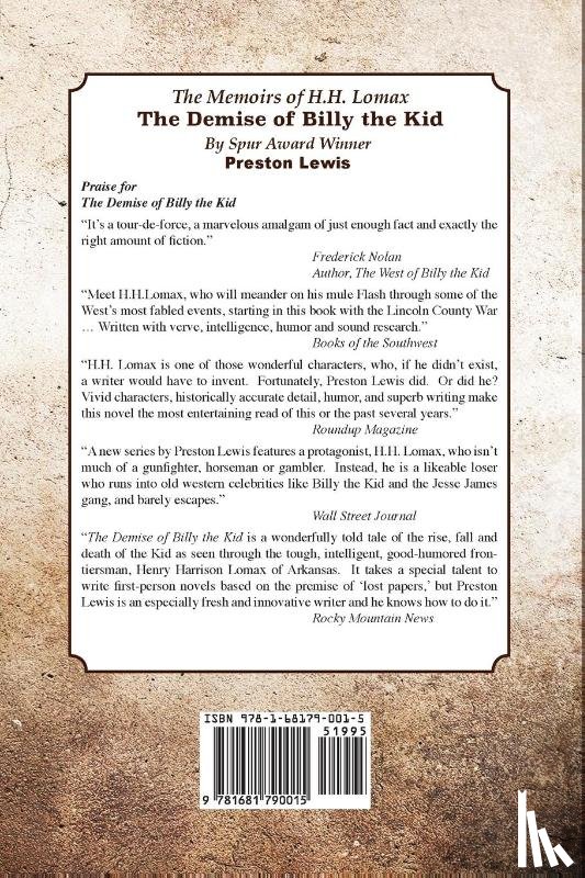 Lewis, Preston - The Demise of Billy the Kid