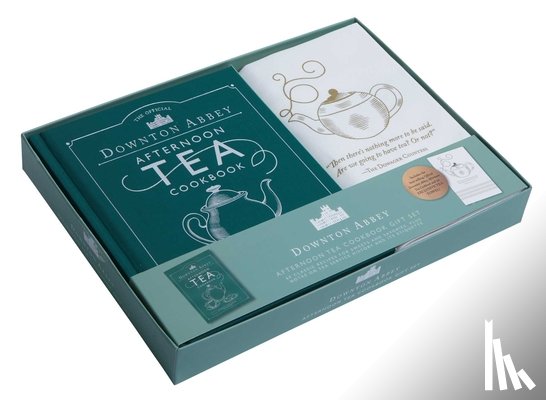 Downton Abbey - The Official Downton Abbey Afternoon Tea Cookbook Gift Set [book + tea towel]