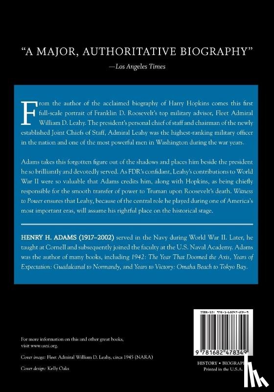 Adams, Estate of Henry H. - Witness to Power