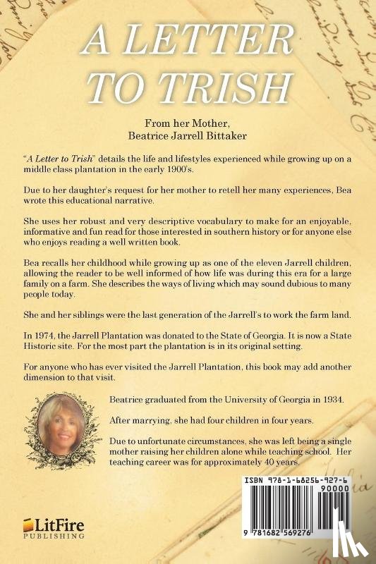 Ackerman, Patricia - A Letter To Trish