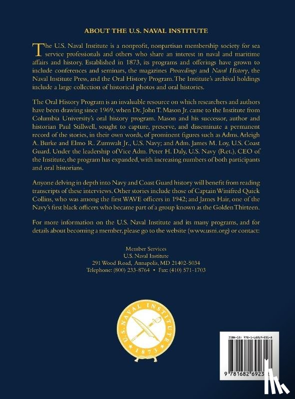 Smedberg, William R. - The Reminiscences of Vice Adm. William R. Smedberg III, USN (Ret.), vol. I