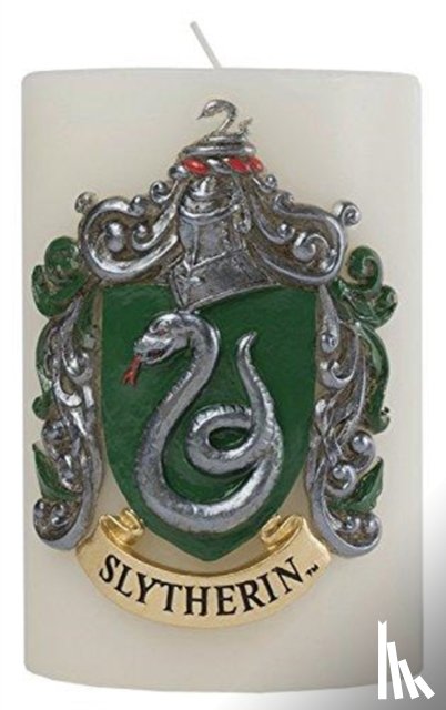 Insight Editions - Harry Potter Slytherin Sculpted Insignia Candle