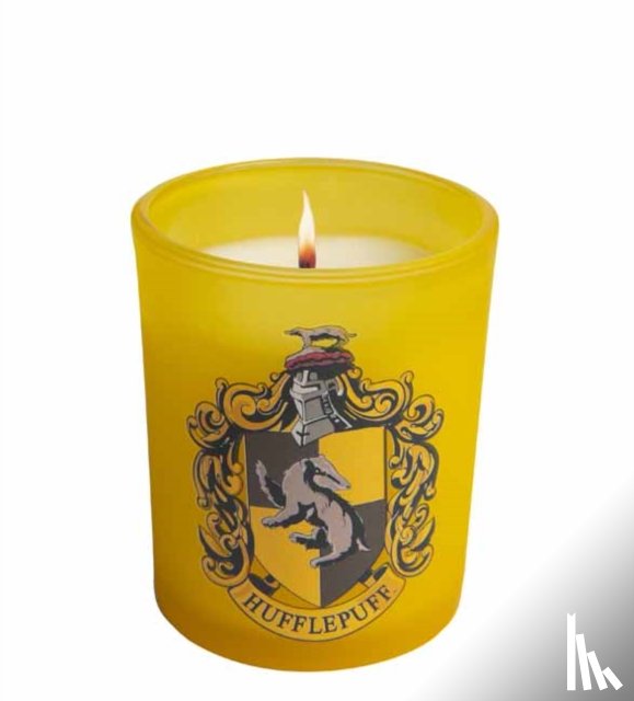 Insight Editions - Harry Potter: Hufflepuff Scented Glass Candle (8 oz)