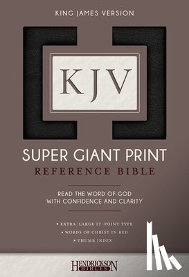 Hendrickson Publishers - KJV Super Giant Print Bible